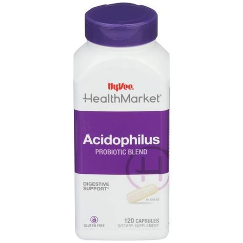 Hy Vee Healthmarket All Natural Acidophilus Probiotic Blend Dietary