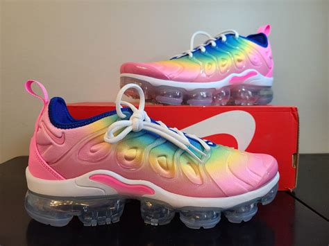 Nike Air Vapormax Plus Low Cotton Candy Rainbow Wmns Size 8 To 10 Fj4550 606 Ebay