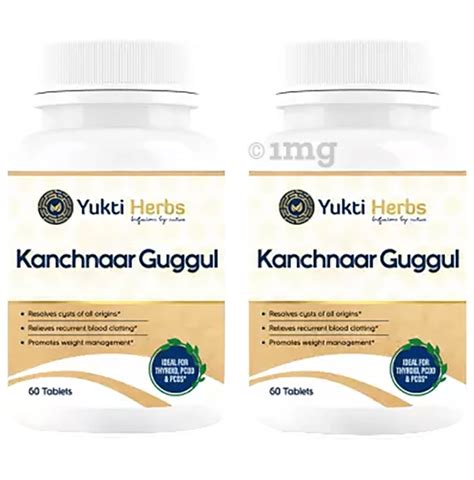 Yukti Herbs Kanchnaar Guggul Tablet Each Buy Combo Pack Of