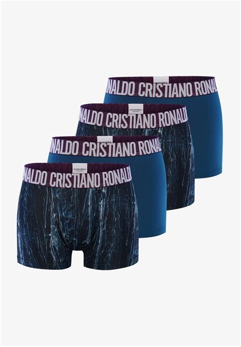 Cristiano Ronaldo Cr7 4 Pack Pants Turquoise Blue Zalando