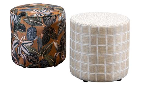 upholstered ottoman footstool lounge room furniture perth wa