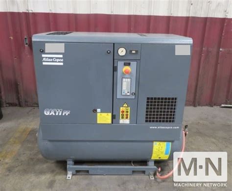 2015 ATLAS COPCO GX11FF AIR COMPRESSORS ROTARY SCREW SLIDING VANE