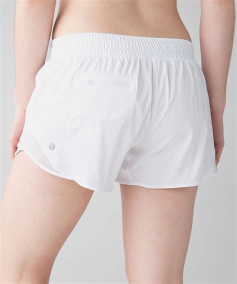 Lululemon Hotty Hot Short White Lulu Fanatics