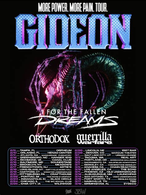 Gideon Share "Take Off" | Band On Tour Now! | Metalheads Forever Magazine