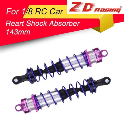 2pcs ZD Racing 143mm Rear Shock Absorber Damper Suspension For 1 8 HSP