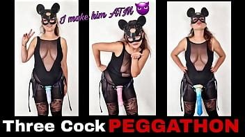 Femdom Pegging Marathon Peggathon En Juguetes Enorme Dildo Strapon Strap On Esposa Pegging