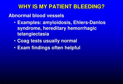 Ppt Evaluation Of The Bleeding Patient Powerpoint Presentation Free Download Id9716919