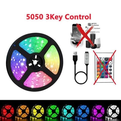 Bande Led Key M Bande Lumineuse Led Ws B Couleur De R Ve