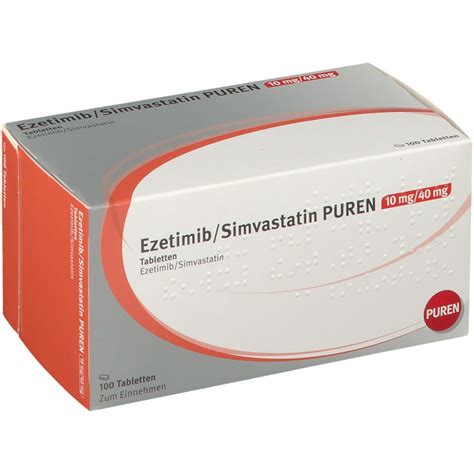 Ezetimib Simvastatin Puren Mg Mg St Mit Dem E Rezept Kaufen