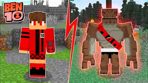 NOVO Melhor ADDON De BEN 10 Para MINECRAFT PE BEDROCK YouTube