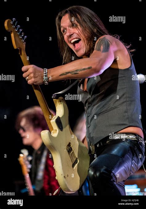 Soren Andersen On Guitar At Islington Assembly Hall London Uk With