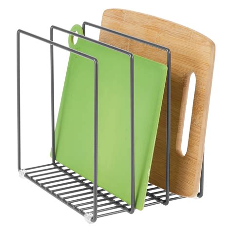 Mdesign Steel Storage Tray Organizer Rack For Kitchen Cabinet