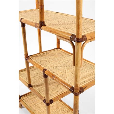 Midcentury Rattan Shelving Unit Hire And Rental Granger Hertzog