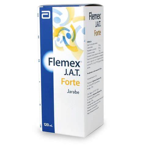 Flemex JAT Forte Codeína 10 mg 5ml Jarabe Cruz Verde