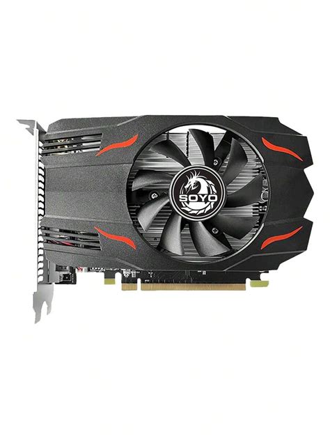 SOYO Graphics Card AMD GPU Radeon RX 550 4G GDDR5 128Bit 14nm Computer