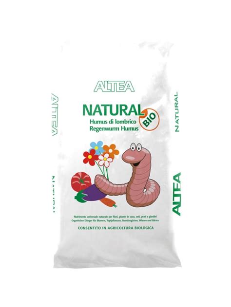 Altea Natural Humus Di Lombrico Litri Kg Humus Altea