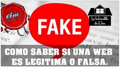 COMO SABER SI UNA PAGINA WEB ES LEGITMA O UN FAKE FALSA YouTube