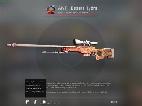 Yesterday, i unboxed a FN AWP Desert Hydra, im shaking cuz i couldnt ...