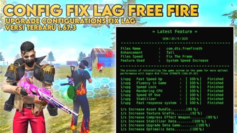 Update Fix Lag Ff Terbaru Config Fix Lag Free Fire Fix Lag