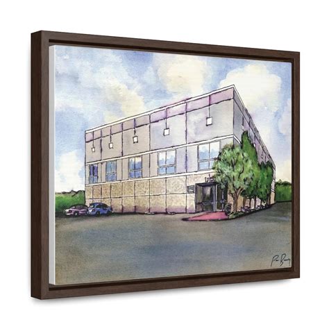 The Office Pam S Watercolor Replica Painting Of Dunder Mifflin Scranton