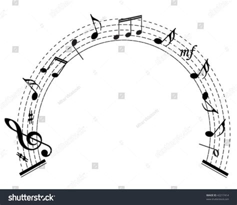 Music Notes Vector Background Stock Vector (Royalty Free) 42217414 ...