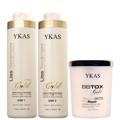 Kit Botox Capilar E Progressiva Ykas Gold Sal O Progressiva Para