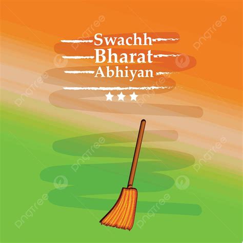 Latar Belakang Misi Swachh Bharat Abhiyan Atau Clean India Vektor