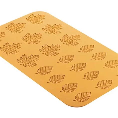 Bosco Silicone Tuile Mould 2 Leaf Designs By Silikomart 1 Unit