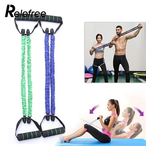 Double Color Yoga Workout Cordages Yoga Pull Rope Elastic Band Rope