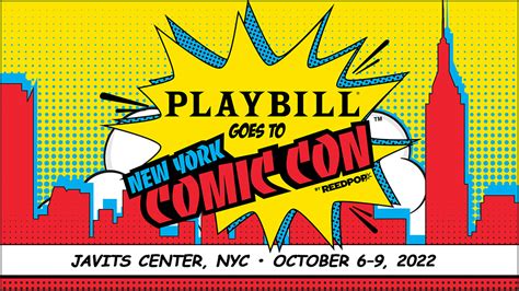 Playbill At New York Comic Con 2022 Playbill