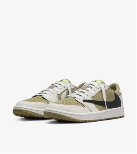 Air Jordan 1 Low Golf X Travis Scott Neutral Olive FZ3124 200