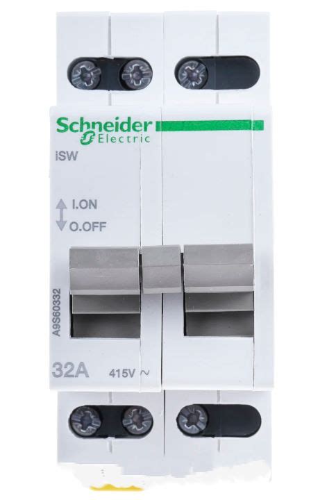 A9s60332 Schneider Electric 3p Pole Isolator Switch 32a Maximum Current Ip40 Coast