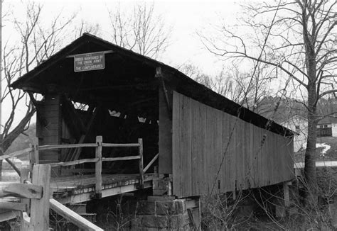 Mud River Covered Bridge Milton West Virginia