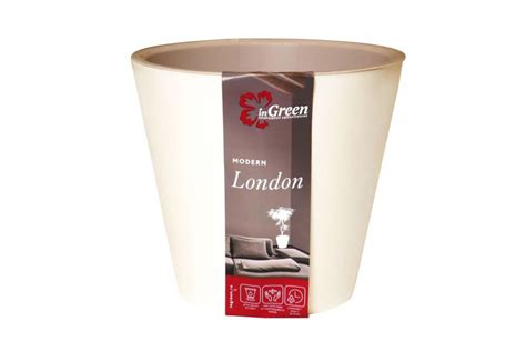 Горшок для цветов InGreen London 1,6 л (D 16 cм) сливочный - ING6204СЛ ...