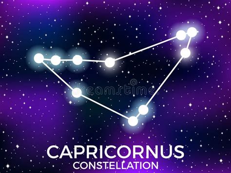 Constelaci N De Capricornus Cielo Nocturno Estrellado Racimo De