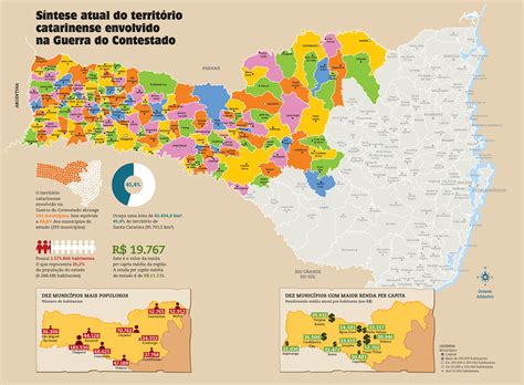 Infográficos e mapas Guerra do Contestado Behance