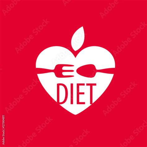 Vector Logo For Diet Stock Vector Adobe Stock