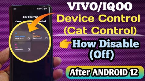 How To Disable Device Control In Vivo Phone After Android Cat