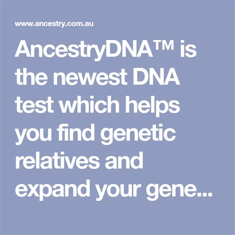 Ancestrydna Is The Newest Dna Test Which Helps You Find Genetic