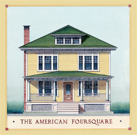 American Foursquare Architecture & Interiors - Old-House Online - Old-House Online