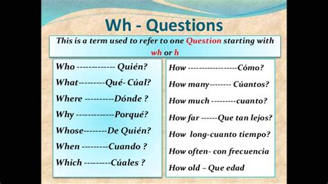 Ejemplos De Preguntas Y Respuestas Con Wh En Ingles Opciones De Ejemplo