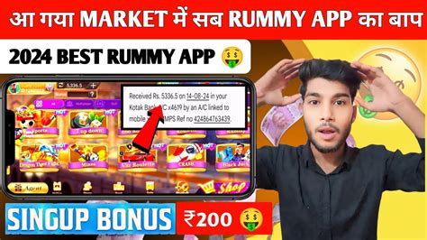 New Rummy App Singup Bonus 200Rs New Rummy App Today New Teen Patti