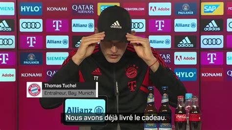 Bayern La réponse amusante de Tuchel en conférence de presse Vidéo