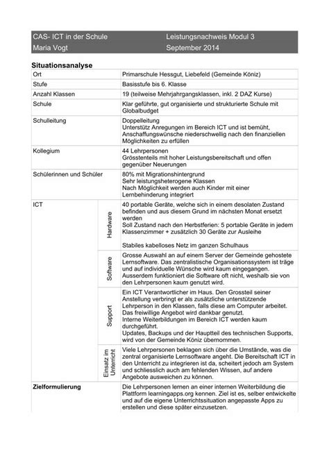 Pdf Cas Ict In Der Schule Leistungsnachweis Modul Ict In Der