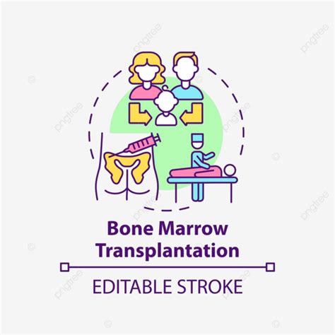 Icono Del Concepto De Trasplante De Médula ósea Enfermedad De Trasplante Inmunitario Vector Png