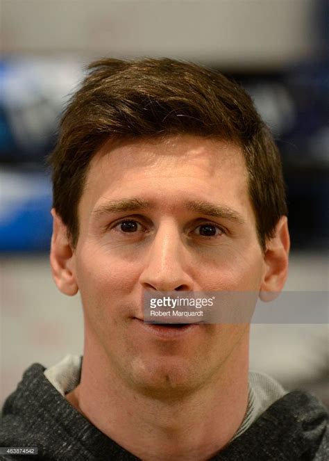 Footballer Leo Messi Inaugurates The Adidas Store On February 19 2015