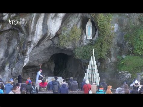 Chapelet du 15 janvier 2023 à Lourdes KTOTV