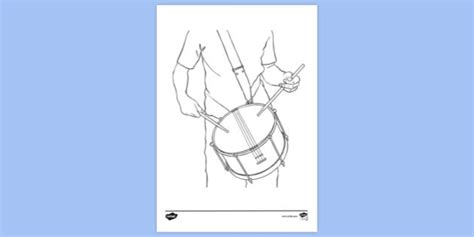 Caixa Drum Colouring Sheet | Colouring Sheets