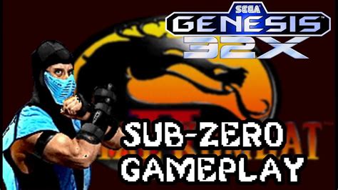 Mortal Kombat Ii 32x Sub Zero Gameplay Youtube