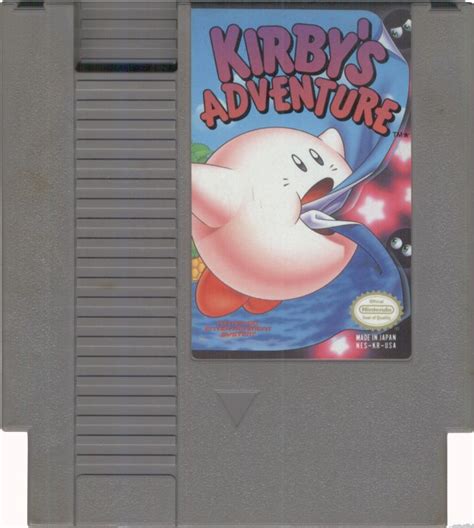 Kirbys Adventure 1993 Nes Box Cover Art Mobygames